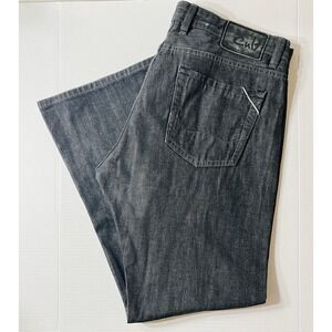 Cult Of‎ Indivuality Hagan Relaxed Jeans 40x34 Black Selvedge Japanese Denim